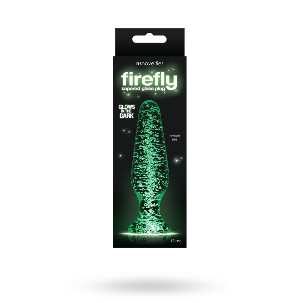 Firefly Glass - Tapered Plug - Clear | SEXLEKSAKER - ANALT - Buttplug | Intimast