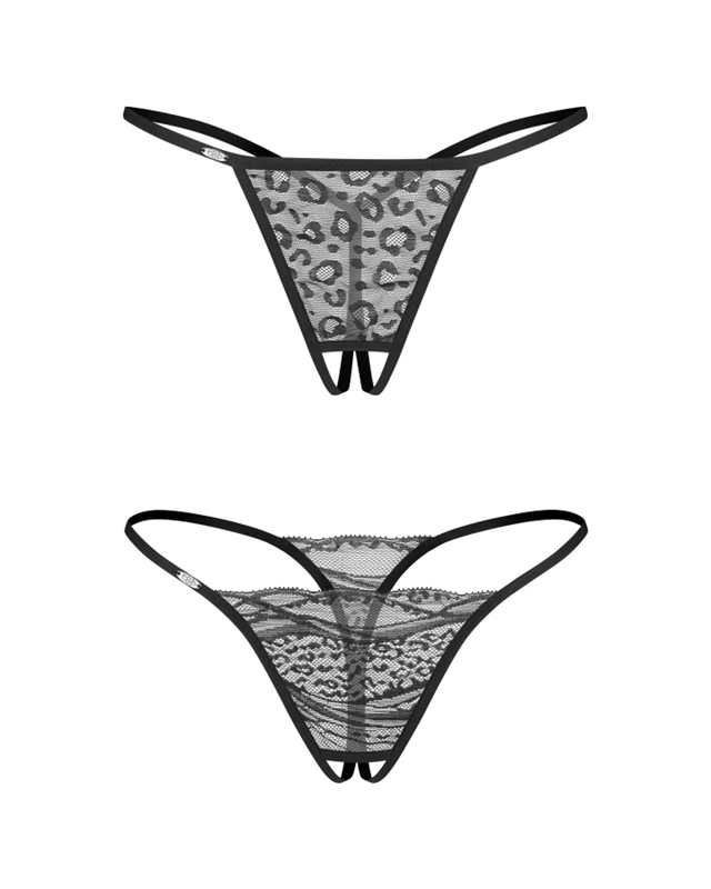 Bianca Crotchless Thong 2-pack