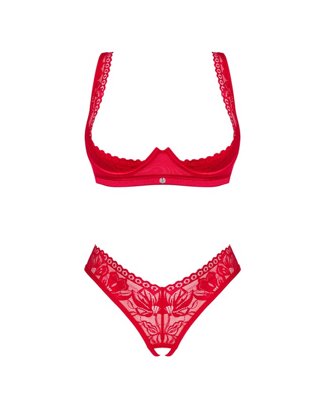 Lacelove Cupless 2-pcs Set Red