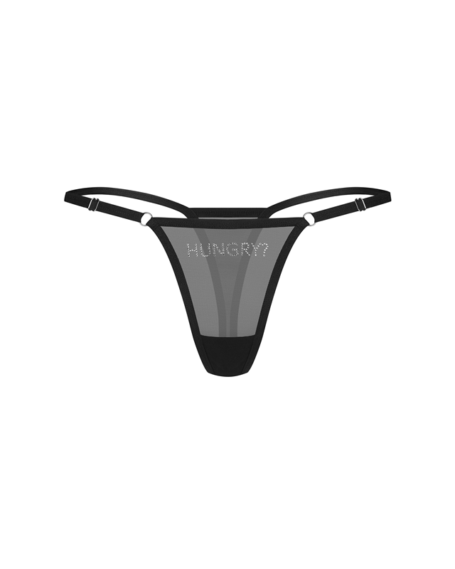 Violami Hungry Thong Black