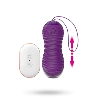 Orio Vibrating Up & Down Egg Purple
