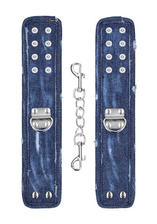 Handcuffs - Roughened Denim Style