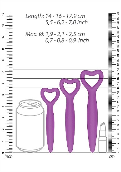 Silicone Vaginal Dilator Set - Lila