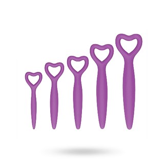 Silicone Vaginal Dilator Set - Lila