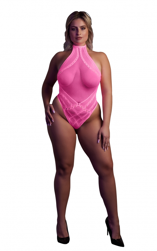 Rosa Body med halterneck plus size