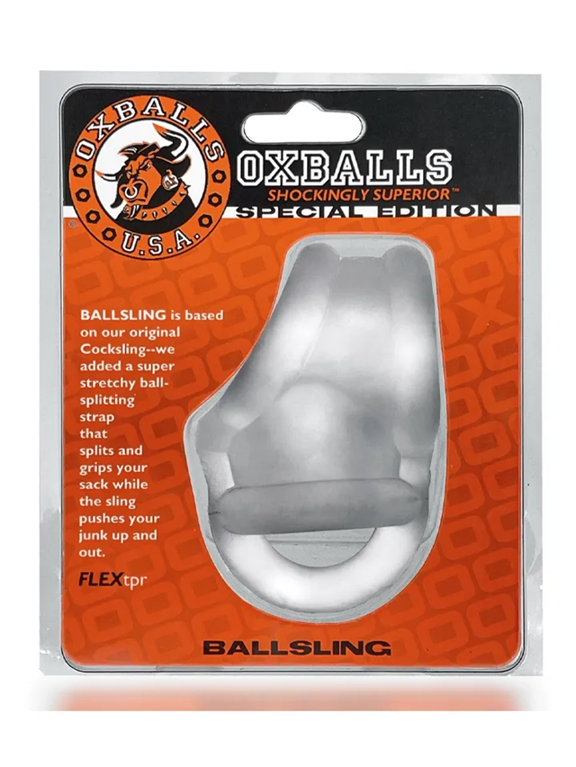 Oxballs Ballsling Ball Split Sling Clear Ice