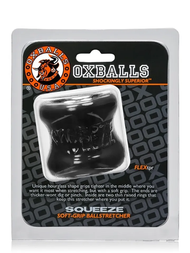 Oxballs Squeeze Soft Grip Ballstretcher Black