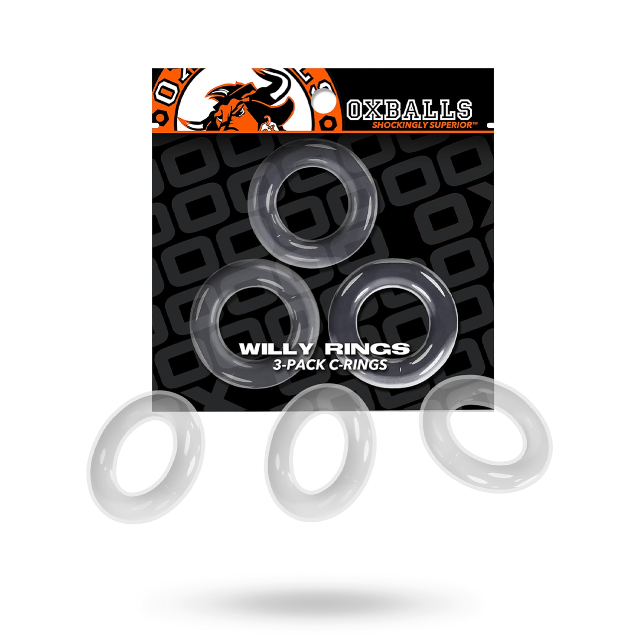 Willy Rings Cock Rings Transparent 3-pack | SEXLEKSAKER - MEST FÖR HONOM - Penisringar | Intimast
