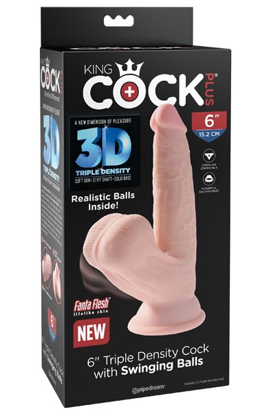 King Cock 3D Swinging Balls 15cm