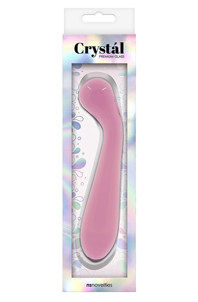 Crystal Glass G-Spot Wand - Rosa