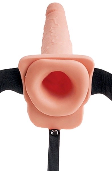 Hollow Squirting Strap-On 22 cm