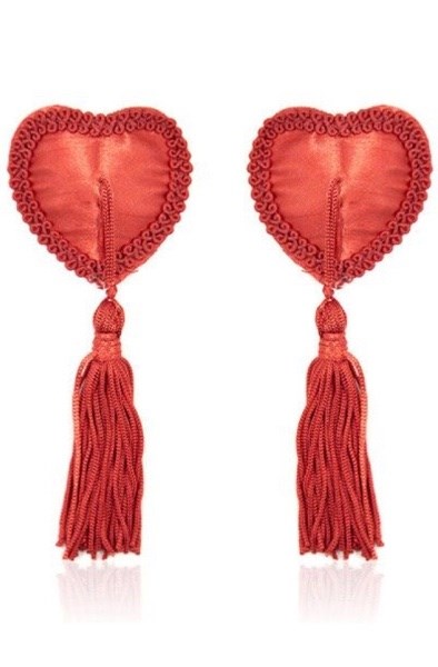 TOYZ4LOVERS Red Heart Nipples Tassels