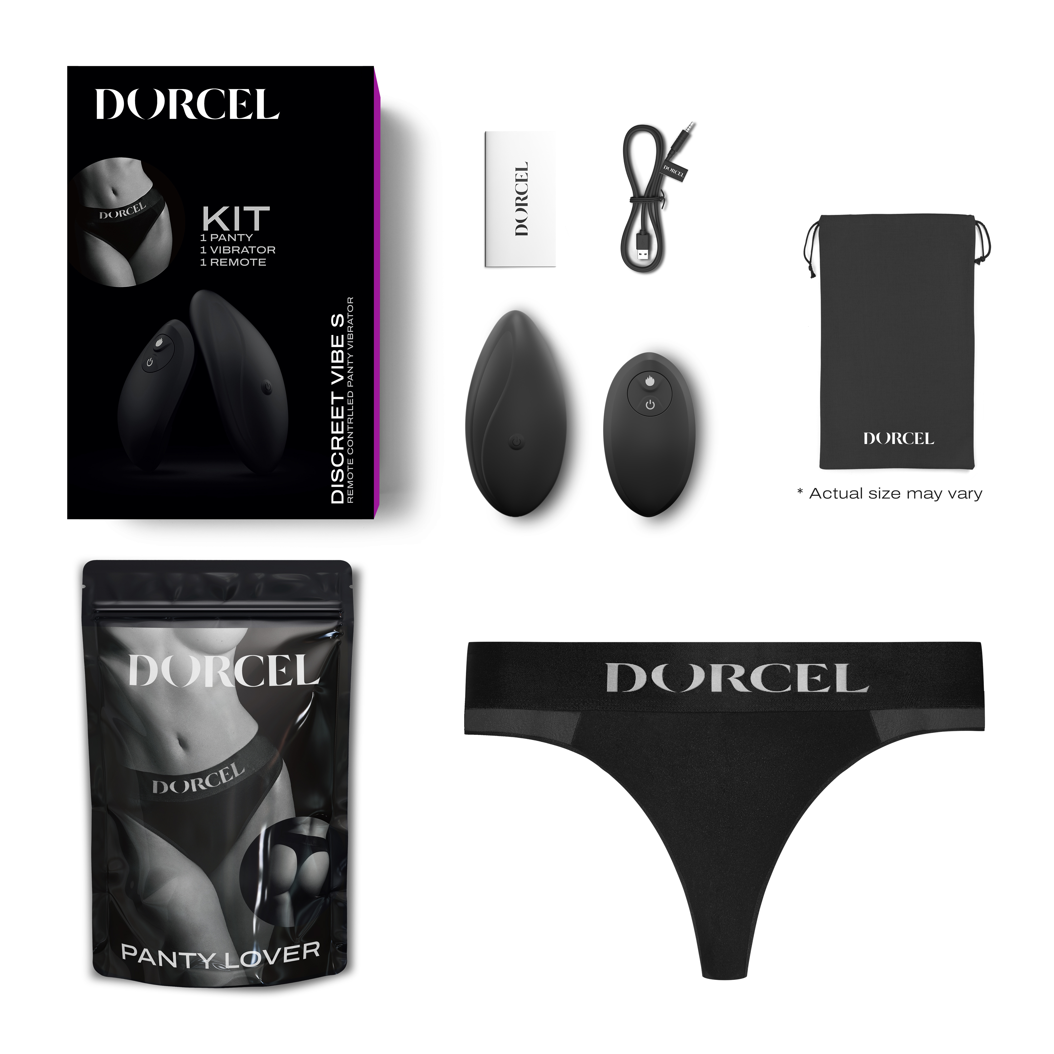 Discreet Vibe - Trosa med Vibrator - Small