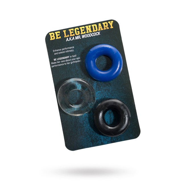 A.K.A MR WOODCOCK 3-PACK C-RINGS