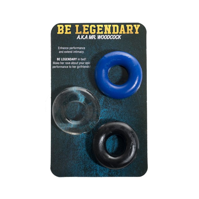 A.K.A MR WOODCOCK 3-PACK C-RINGS
