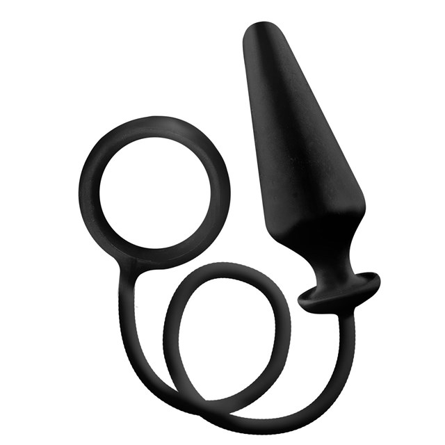 A.K.A Sergant Stiffy Silicon Cockring & Butt plug