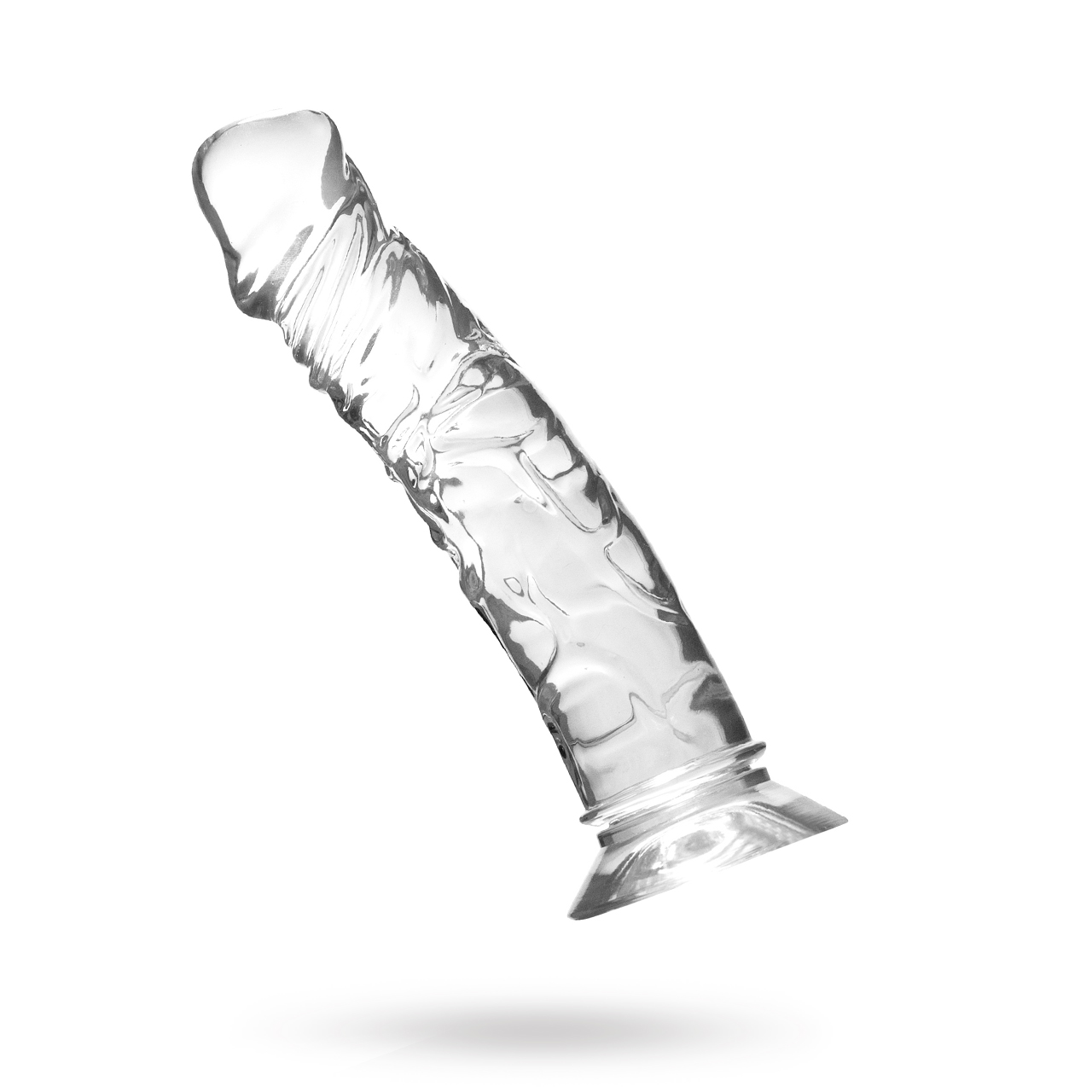 Crystal Pleasures 18 cm Med Sugkopp - Clear