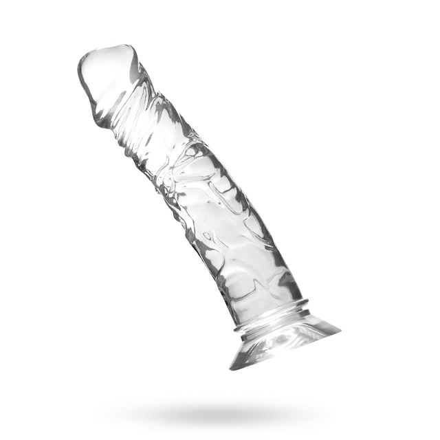 Crystal Pleasures 18 cm Med Sugkopp - Clear
