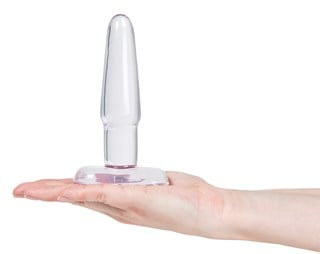 Genomskinlig Buttplugg 15 Cm