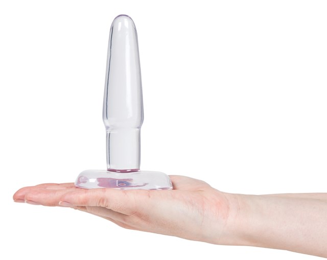 Genomskinlig Buttplugg 15 cm