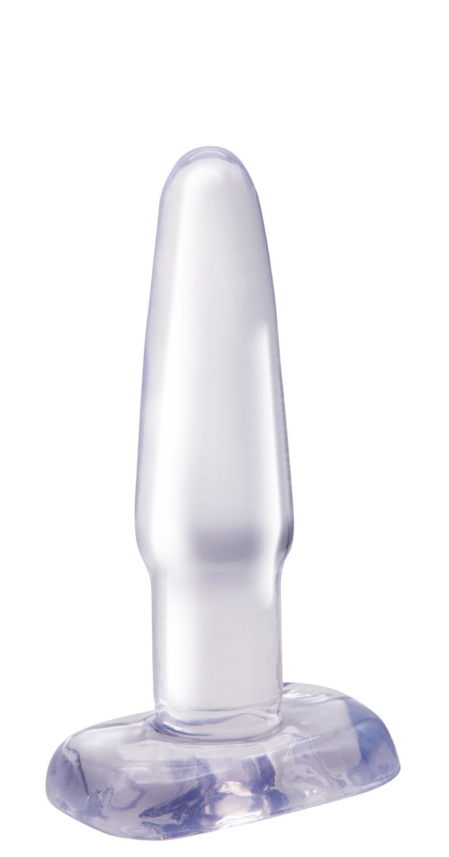 Genomskinlig Buttplugg 15 cm
