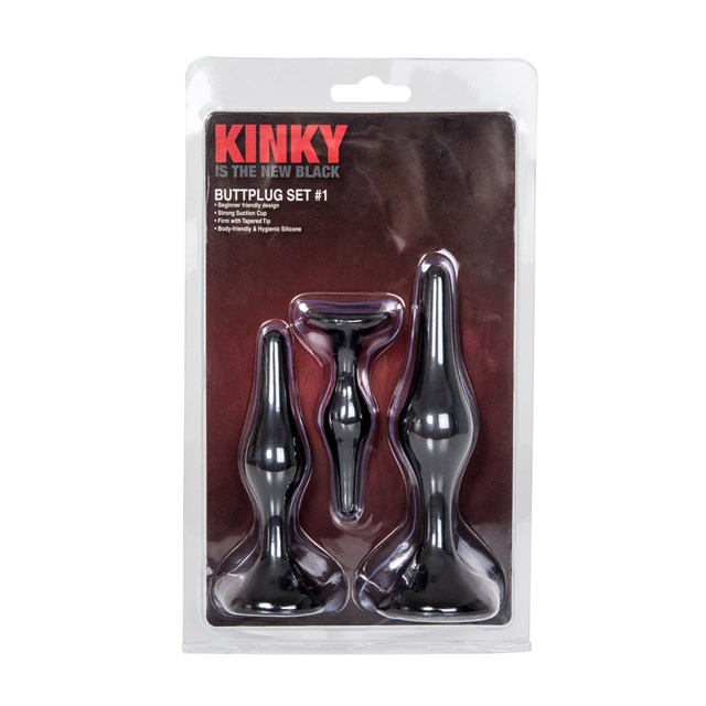 KINKY Is The New Black - Buttplug Set #1