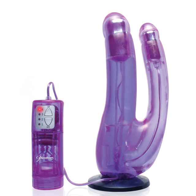 Crotchless Vibrating Double Penetrator