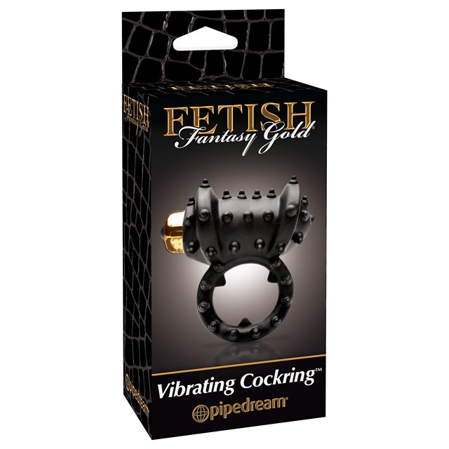 Gold Vibrating Cockring
