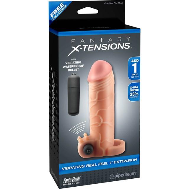 Vibrating Real Feel 1" Extension