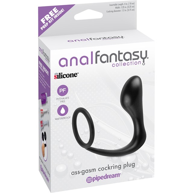 Ass-Gasm Cockring Plug