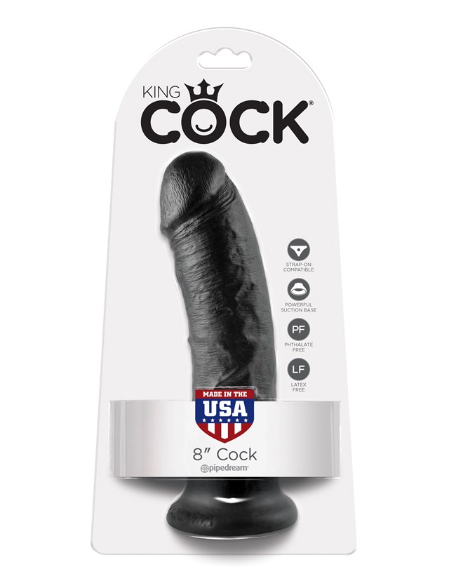 King Cock Svart 20.5 cm