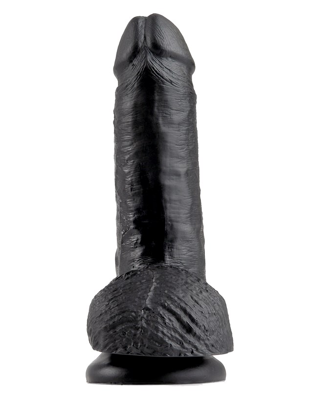 Cock with Balls 18cm - Black