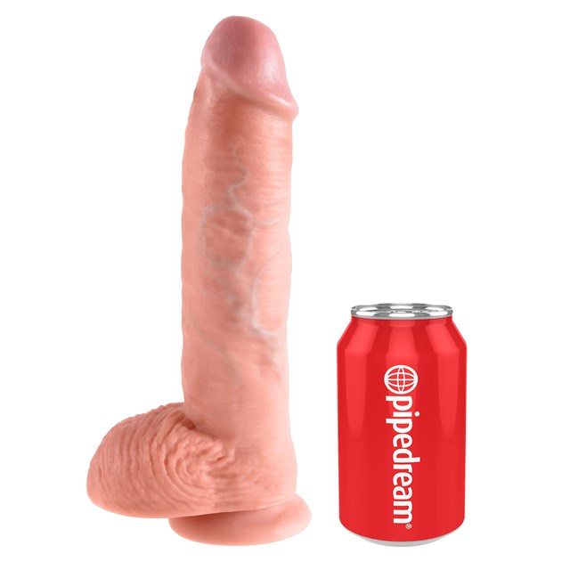 Cock with Balls 25.5cm - Flesh