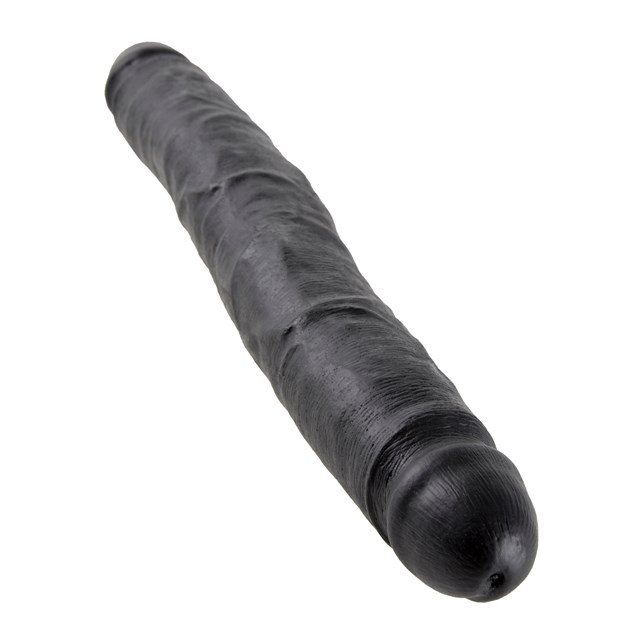 Slim Double Dildo 30cm - Black