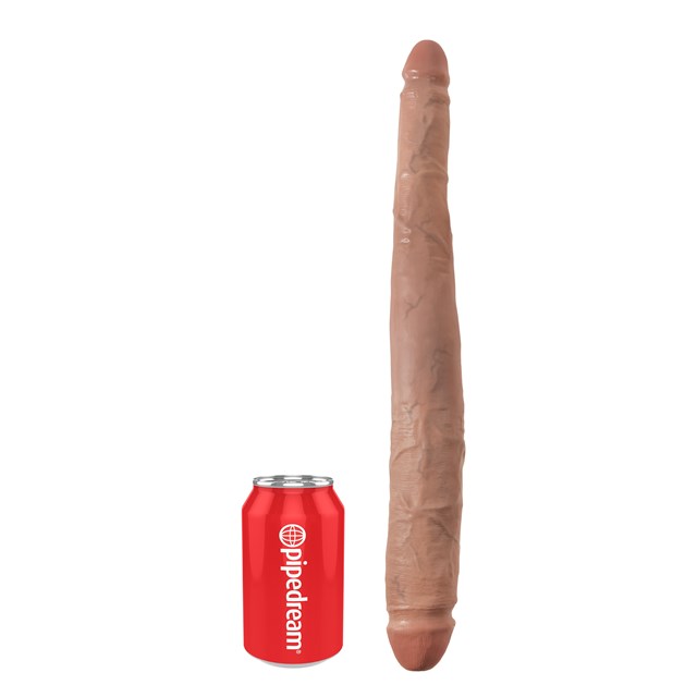 Tapered Double Dildo 40.5cm - Tan