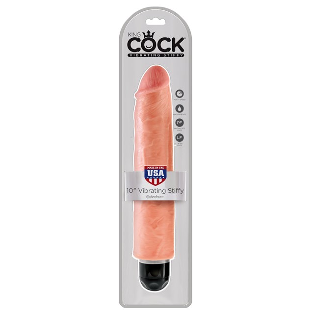 King Cock 10" Stiffy - Flesh