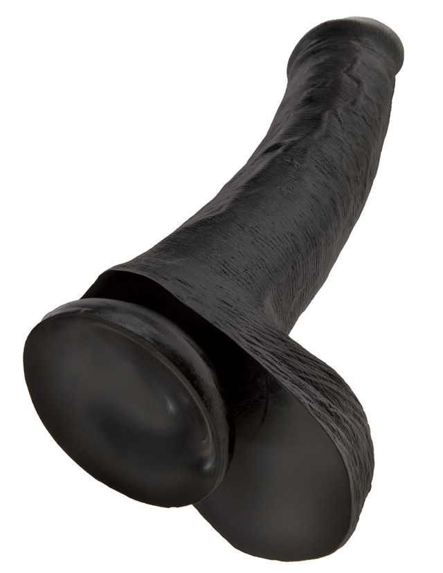 Cock with Balls 33 cm - Black