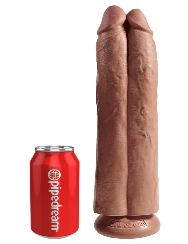 Two Cocks One Hole 28cm - Tan