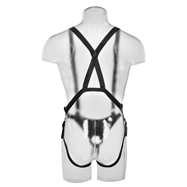 King Cock 12" Hollow Strap-On Suspender System