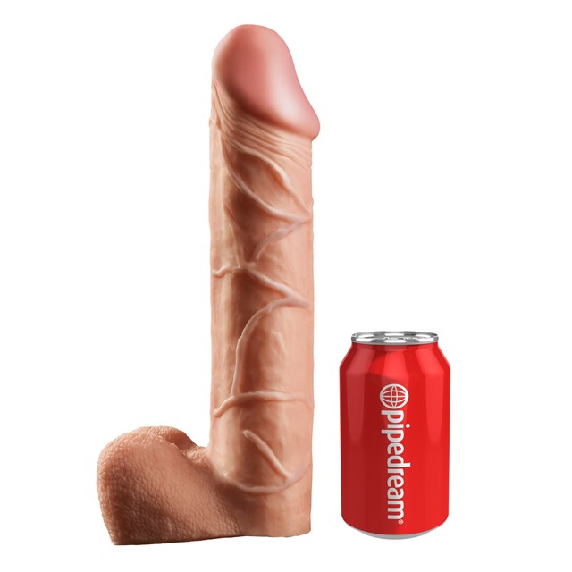King Cock 12" Hollow Strap-On Suspender System