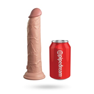 King Cock Elite 23cm Silicone Dual Density Cock - Light