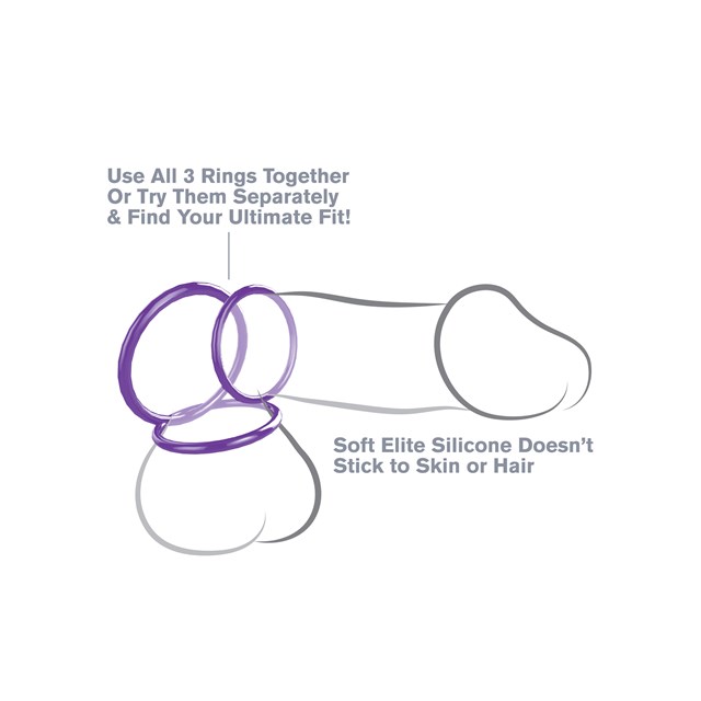 Silicone 3 Ring Stamina S