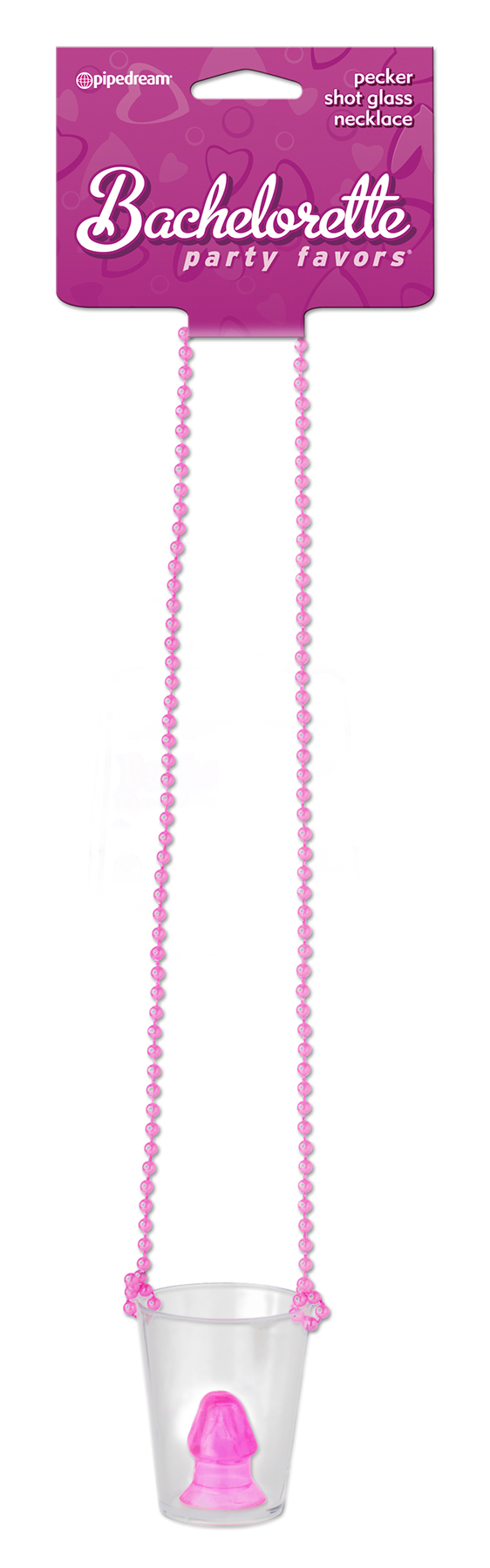Bachelorette Pecker Shot Glass Necklace Bachelorette Pecker Shot Glass Necklace