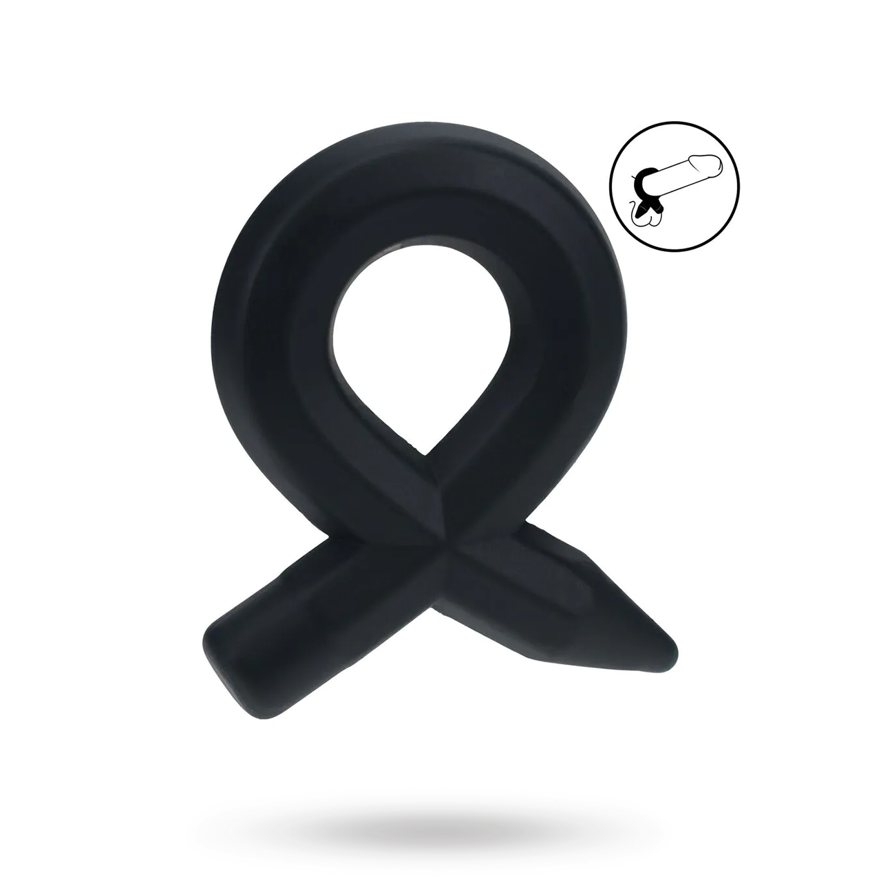 Pencil Liquid Silicone Cockring - Black | SEXLEKSAKER - MEST FÖR HONOM - Penisringar | Intimast