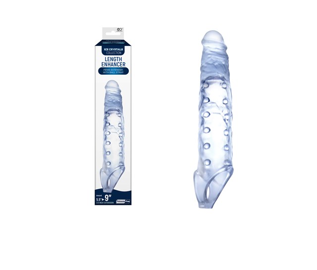 Penis Length Enhancer With Ball Strap 22.9 cm