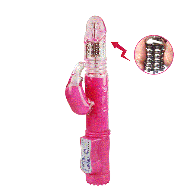 Pink Thrusting Rabbit Vibrator