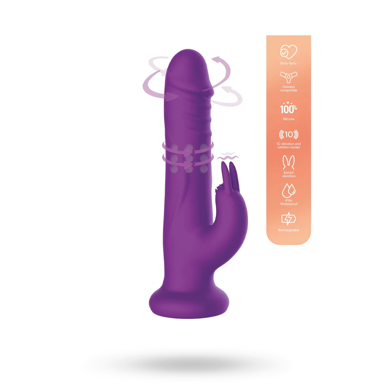 Playhouse Rotating Beads Rabbit Vibrator
