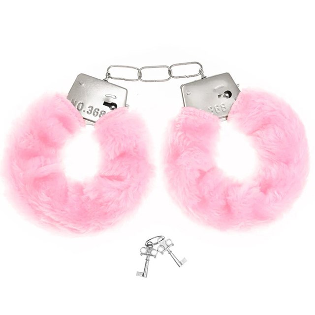 Furry Handcuffs Pink