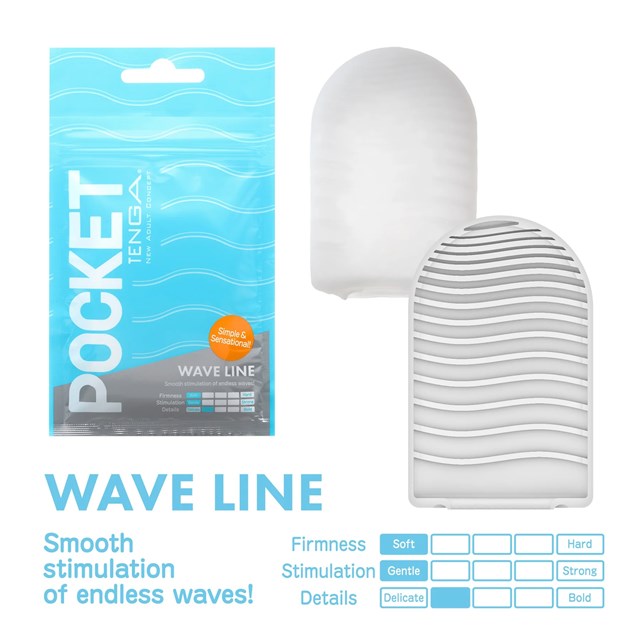 Tenga Pocket - Wave Line