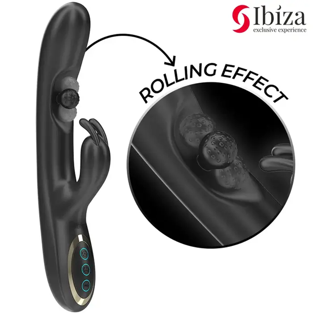 Powerful Rabbit Vibrator With Rolling Pearl